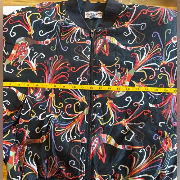 Colorful Patterned Women's Jacket - Picture 4 of 8